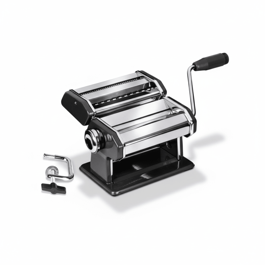 Black and Chrome Pasta Maker