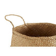 Black And Natural Medium Seagrass Basket