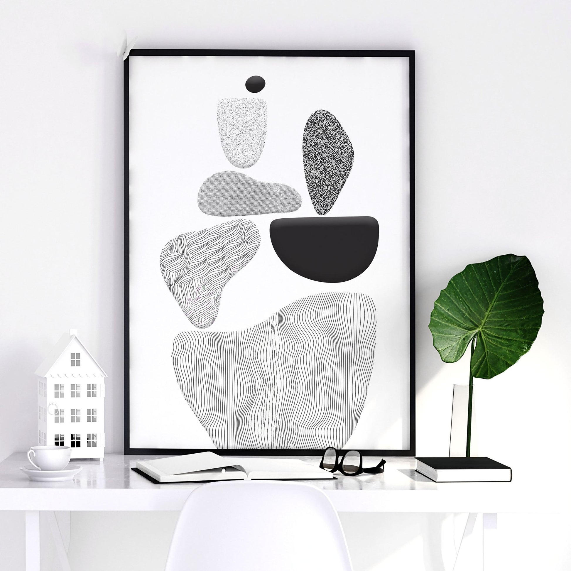 Black And White Poster Prints | Set of 3 wall art prints