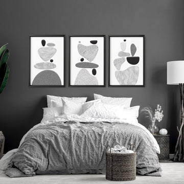 Black And White Poster Prints | Set of 3 wall art prints