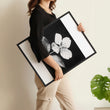 Black Framed Artwork Botanical Floral wall art displayed on a wall in a styled room — view 7