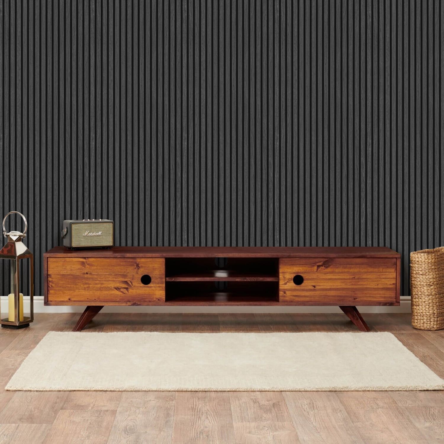 Black Oak Acoustic Wall Panels