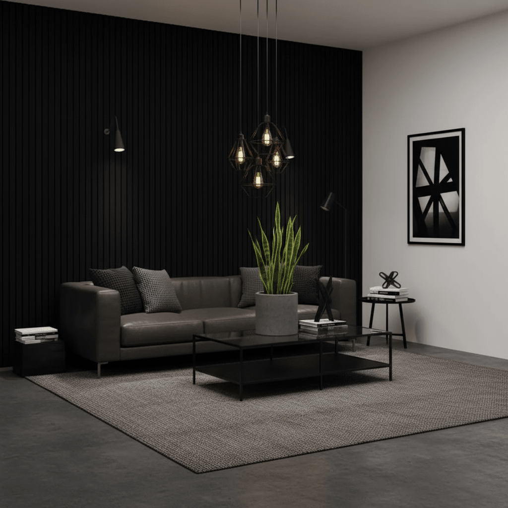 Black Oak Acoustic Wall Panels