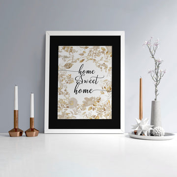 Black Picture frame Mount