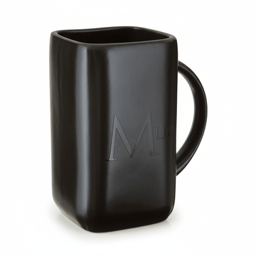 Black Text Mug