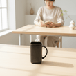 Black Text Mug
