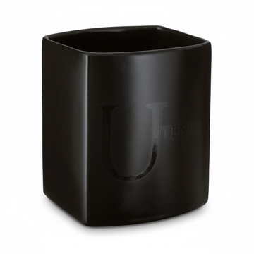 Black Text Utensil Holder