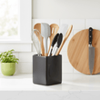 Black Text Utensil Holder