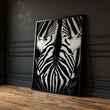 Black White Photography wall art | African Wildlife Elephants Zebra Birds Wall Art — piece 3 of 3 in the set