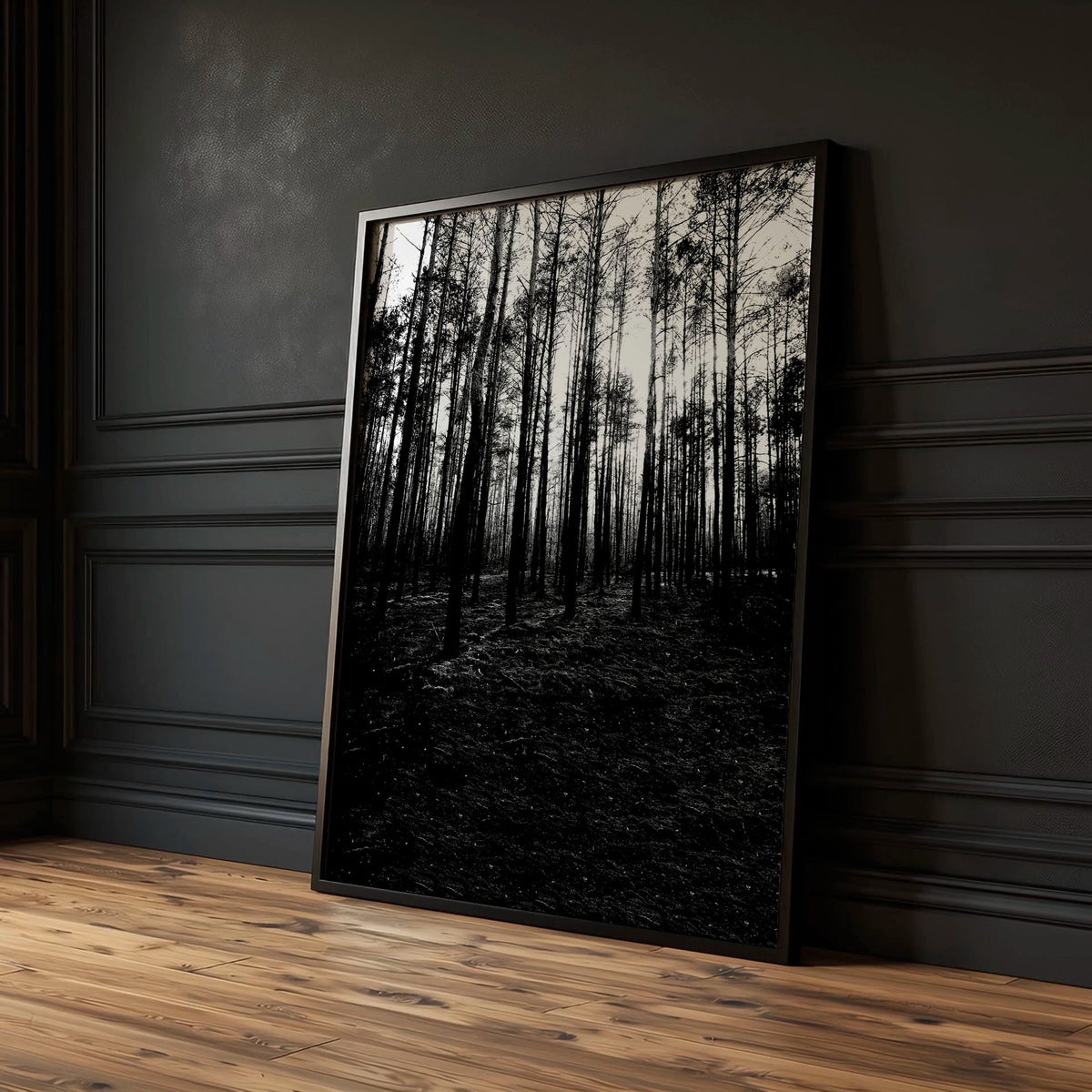 Black White Photography wall art | Winter Nature Landscape wall art — piece 3 of 3 in the set
