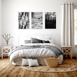 Black White Photography wall art | Winter Nature Landscape wall art displayed on a wall in a styled room — view 6