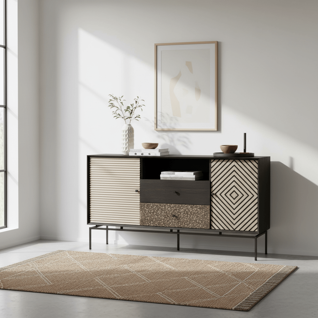 Boho 2 Door 2 Drawer Sideboard