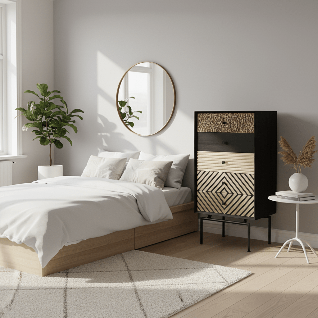 Boho 5 Drawer Cabinet