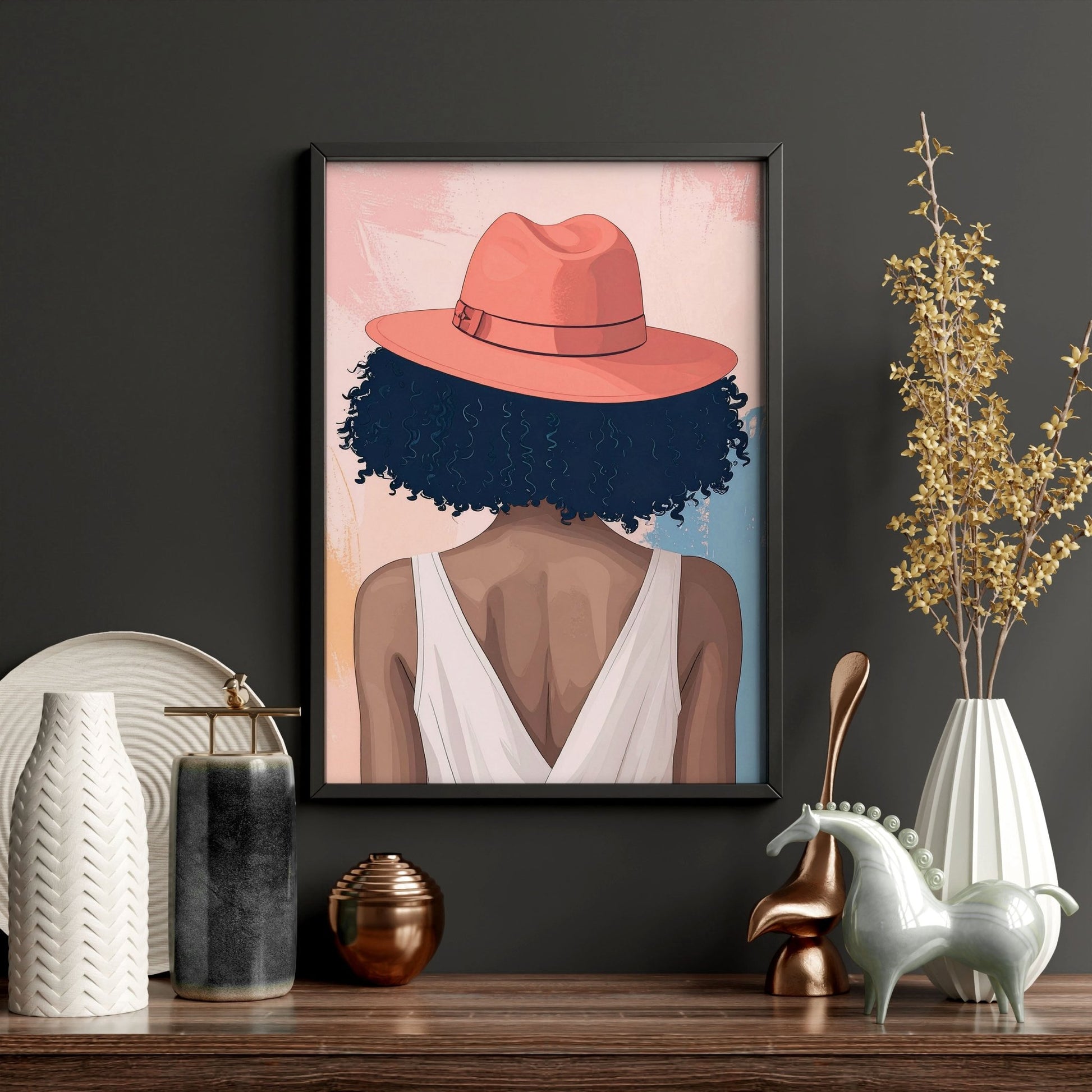 Boho Artwork | Set of 3 Boho Women Wall art Prints