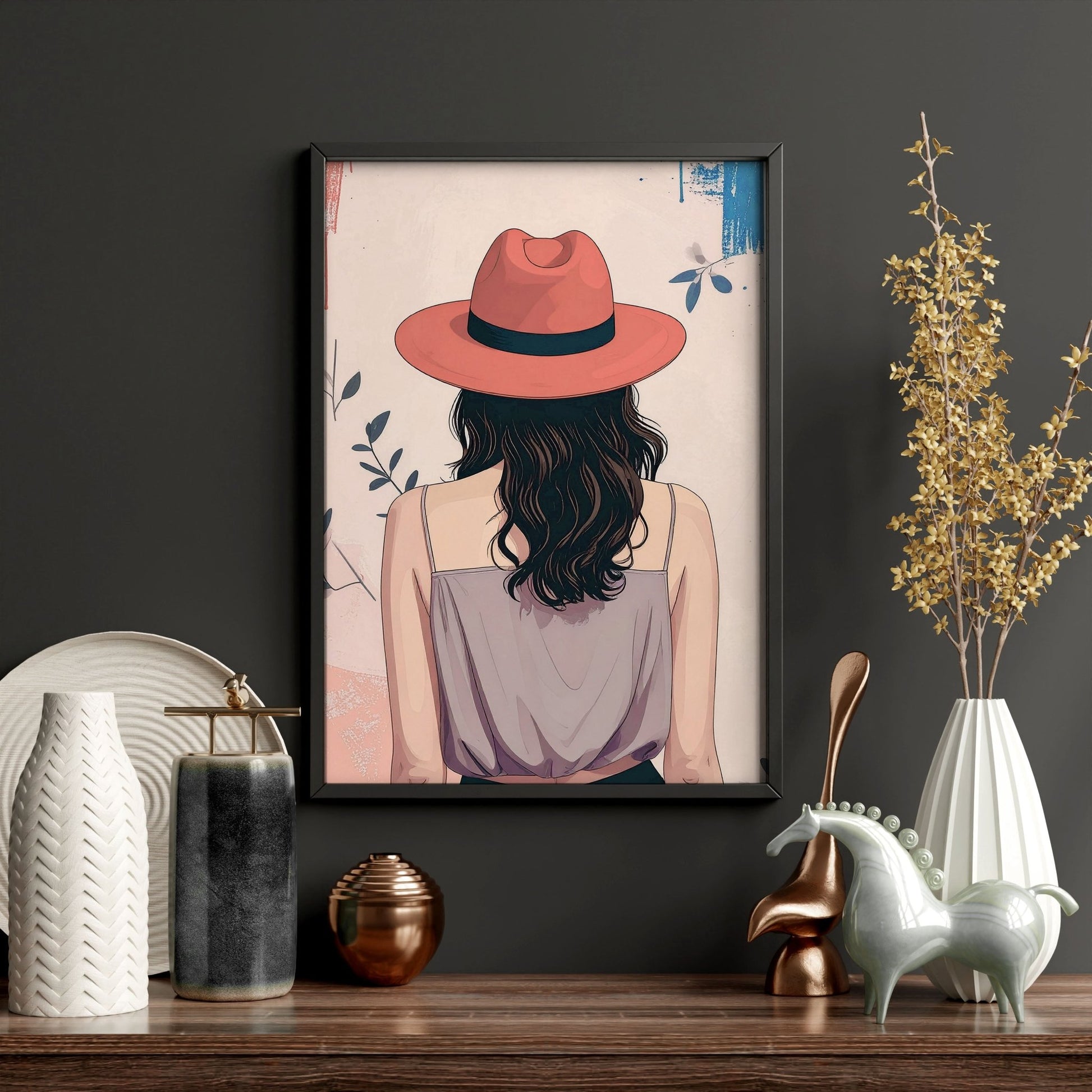 Boho Artwork | Set of 3 Boho Women Wall art Prints
