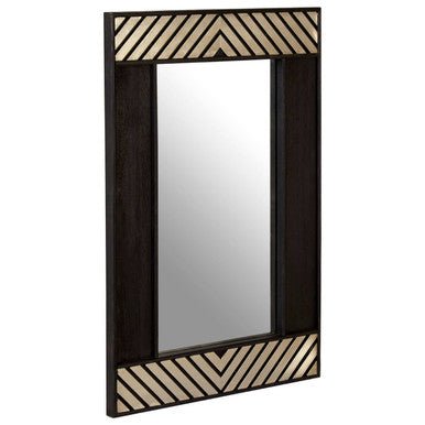 Boho Black Wall Mirror