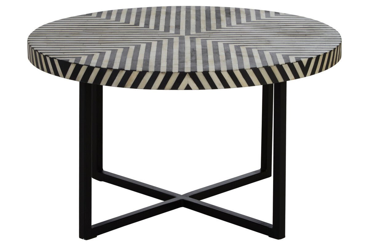 Boho Cross Base Coffee Table