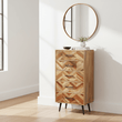 Boho Five Drawer Mango Wood Chest