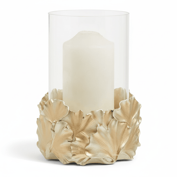Boho Ginkgo Candle Holder