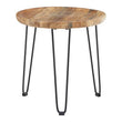 Boho Natural Mango Wood Small Side Table