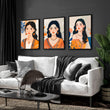 Boho Wall Art Decor | Set of 3 Boho Women Wall art Prints