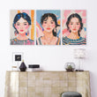 Boho Wall Art | Set of 3 Boho Women Wall art Prints