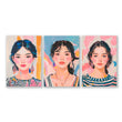 Boho Wall Art | Set of 3 Boho Women Wall art Prints