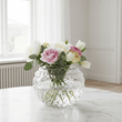 Bolla Large Round Clear Glass Vase