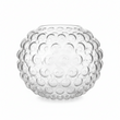 Bolla Large Round Clear Glass Vase