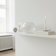 Bolla Large Round Clear Glass Vase