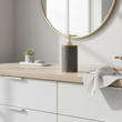 Bosco Grey Marble And Gold Lotion Dispenser