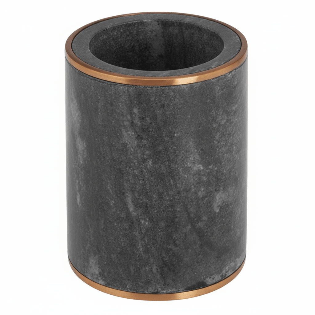 Bosco Grey Marble and Gold Tumbler