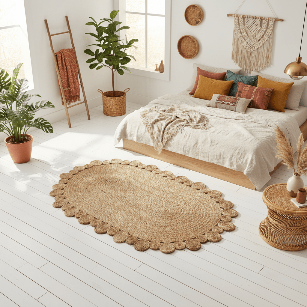 Bosie Demir Oval Rug