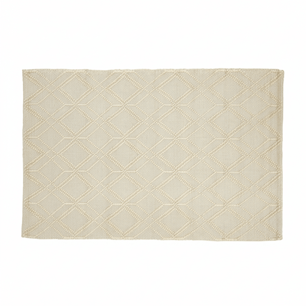 Bosie Jango Small Geometric Iovry Rug