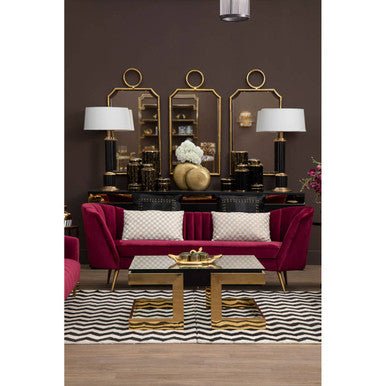 Bosie Kensington Townhouse Cream And Gold Check Cushion