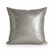 Bosie Kensington Townhouse Crush Leather Effect Silver Cushion