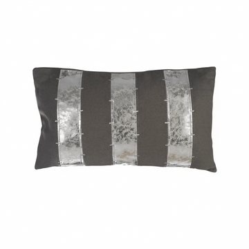 Bosie Kensington Townhouse Grey and Silver Cushion