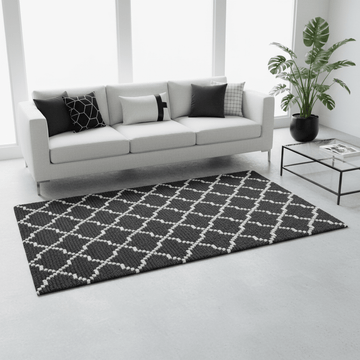 Bosie Kensington Townhouse Large Diamond Lattice Rug