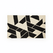 Bosie Milana Large Black and White Geometric Rug