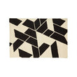 Bosie Milana Small Black and White Geometric Rug