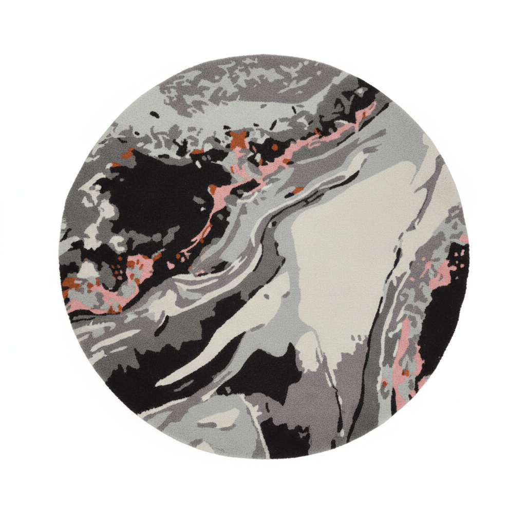 Bosie Moyo Round Rug