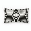 Bosie Ozella Black And White Cushion