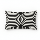 Bosie Ozella Black And White Cushion