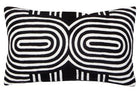 Bosie Ozella Black And White Cushion