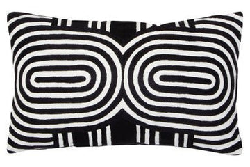 Bosie Ozella Black And White Cushion