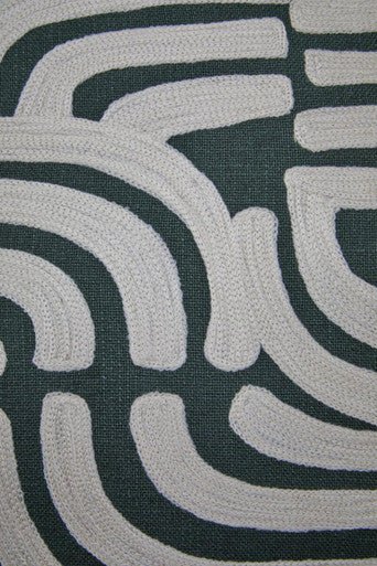 Bosie Ozella Natural And Green Cushion