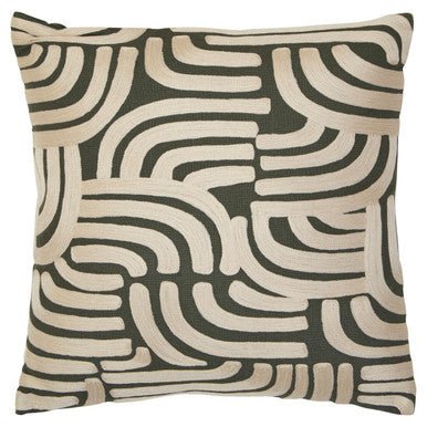 Bosie Ozella Natural And Green Cushion