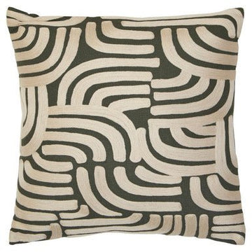 Bosie Ozella Natural And Green Cushion