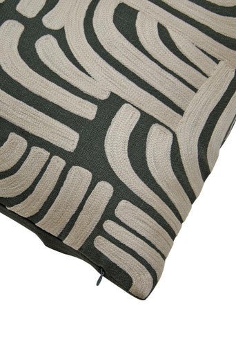 Bosie Ozella Natural And Green Cushion