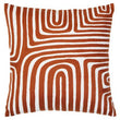 Bosie Ozella Rust And White Cushion